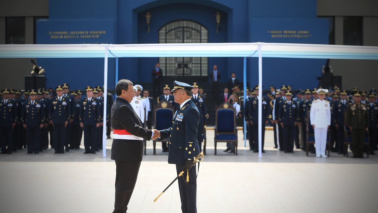Ceremonia de reconocimiento del nuevo Comandante General de la Fuerza Aérea