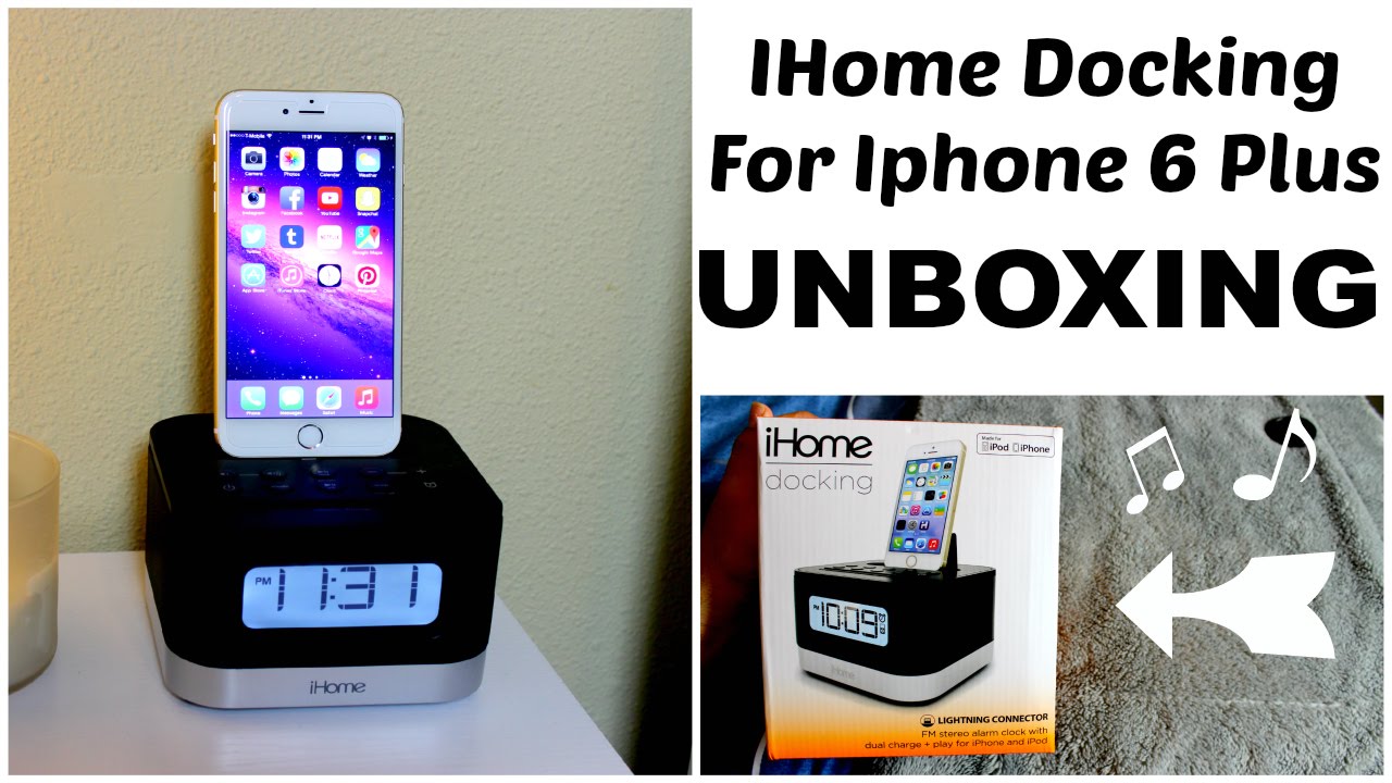 Unboxing IHome Docking Speaker & Alarm Clock For Iphone 6 Plus Ipod & Ipad