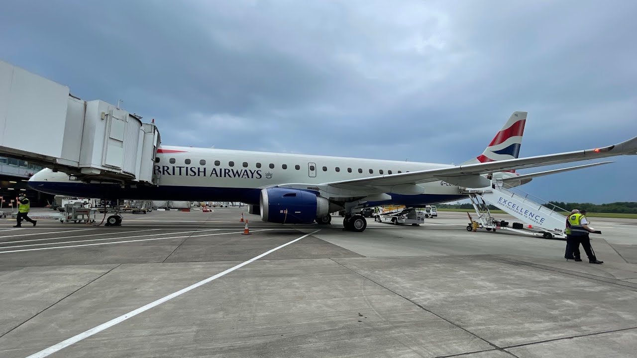 TRIP REPORT | BA CITYFLYER | E190 | LONDON CITY-EDINBURGH | EURO TRAVELLER | 4K