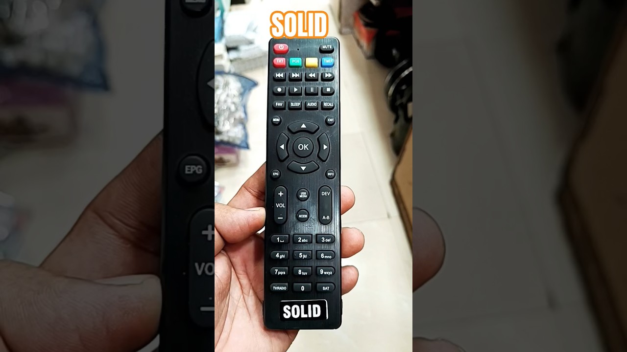 SOLID SETUP BOX REMOTE .FREE.DISH