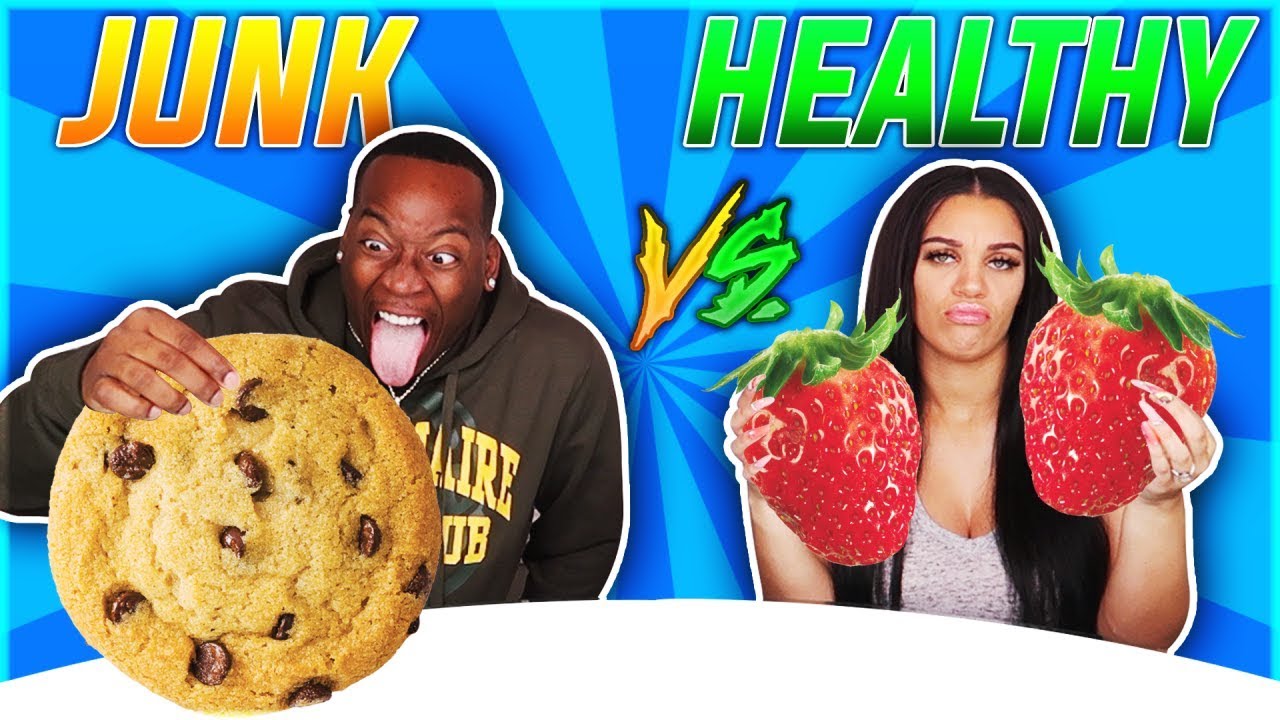 HEALTHY VS JUNK FOOD CHALLENGE!