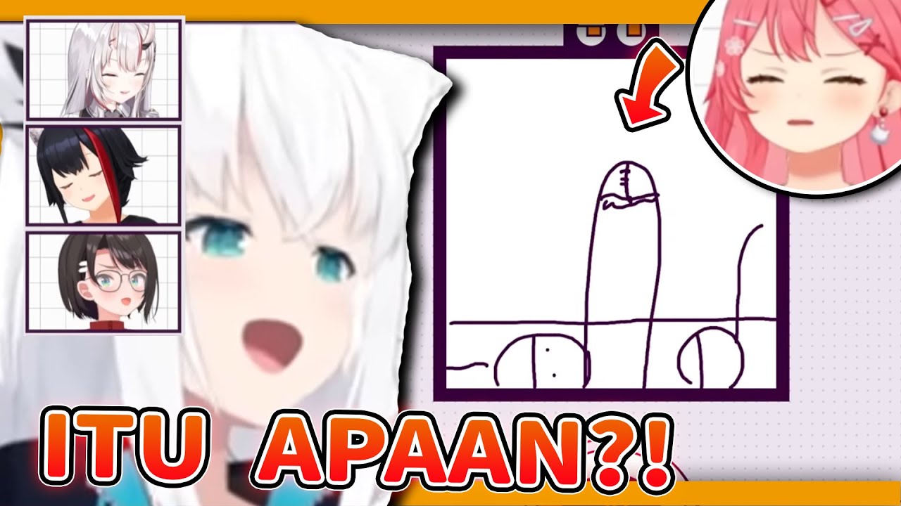 Semua ngakak karena gambar Miko ini 【HoloJP Clip】📎
