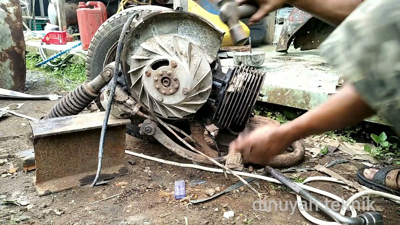 perbaikan mesin vespa|| restorasi vespa super bagian 4