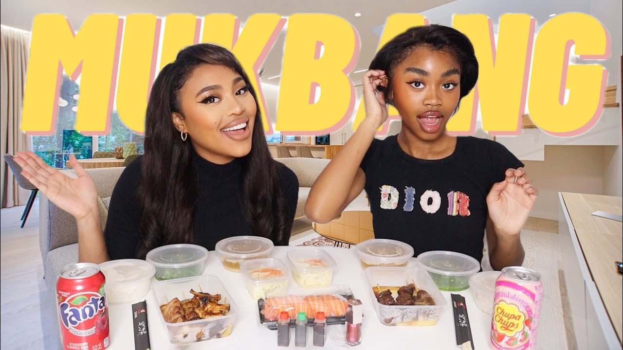 MUKBANG: En couple, virée de mon école..On vous raconte tout !