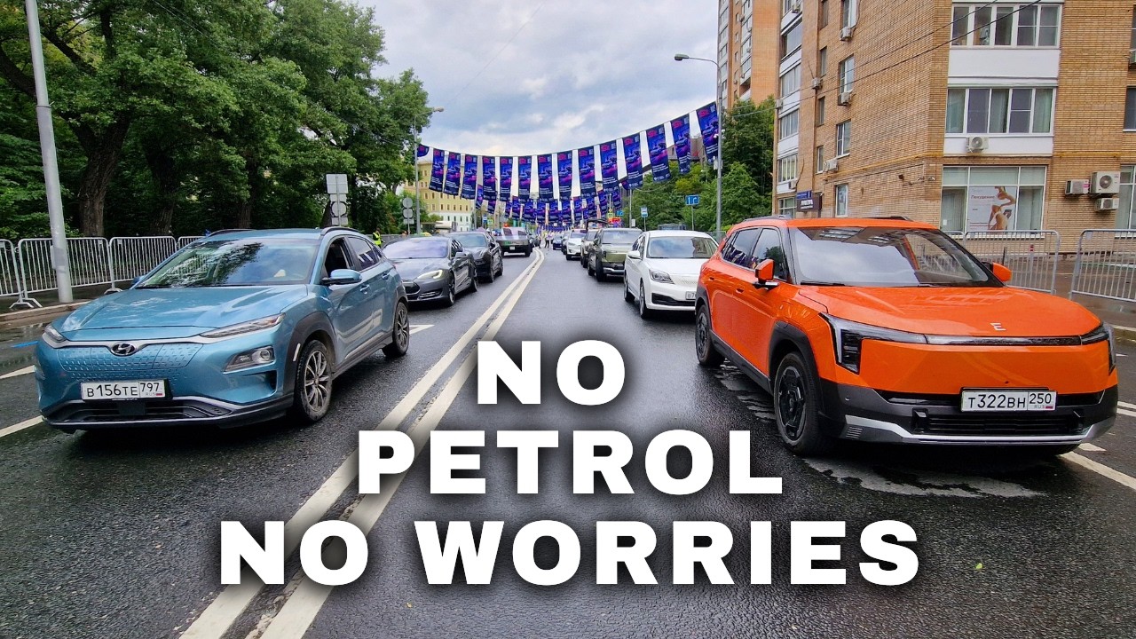 No Fuel in Russia - Electric Cars Take Over Moscow