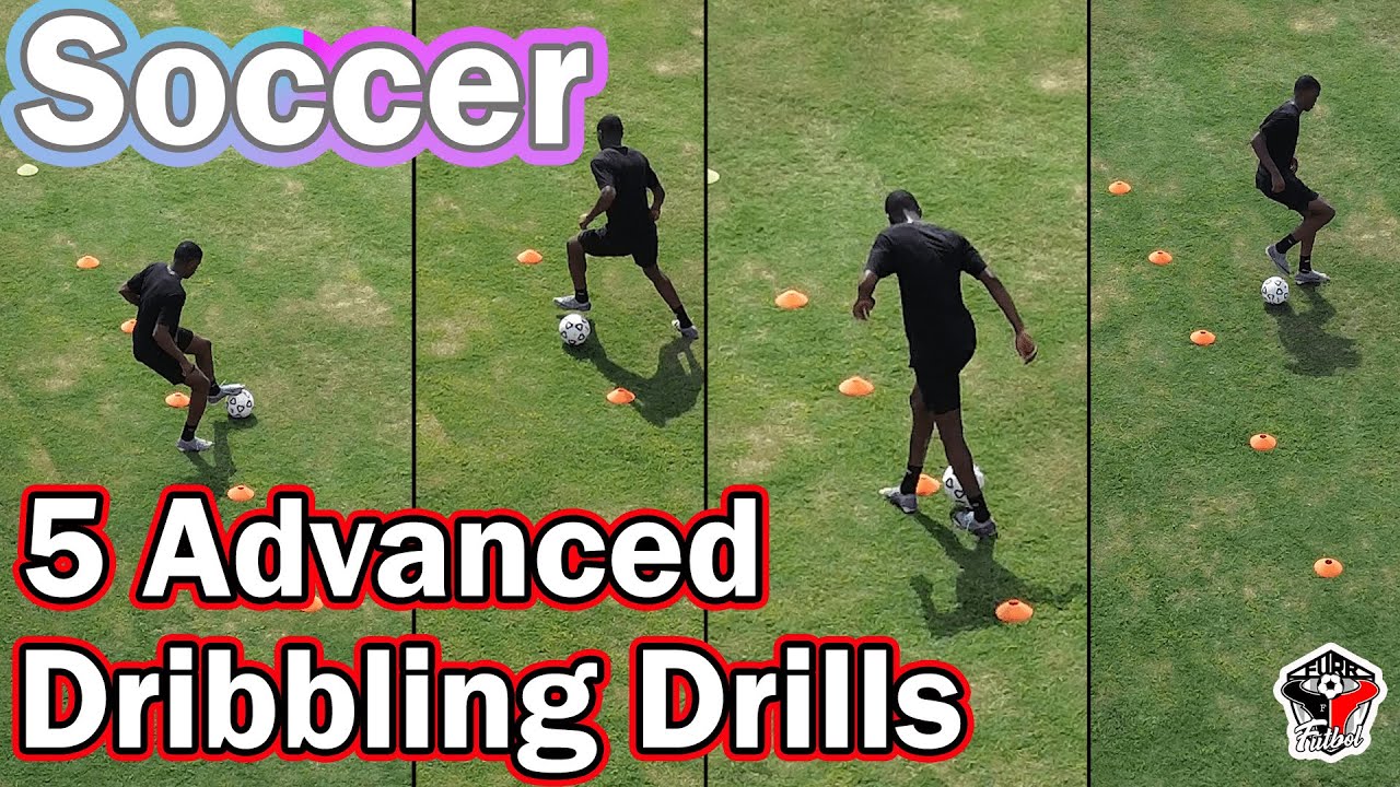 5 Advanced Soccer Dribbling Drills - Football Skills Drills
