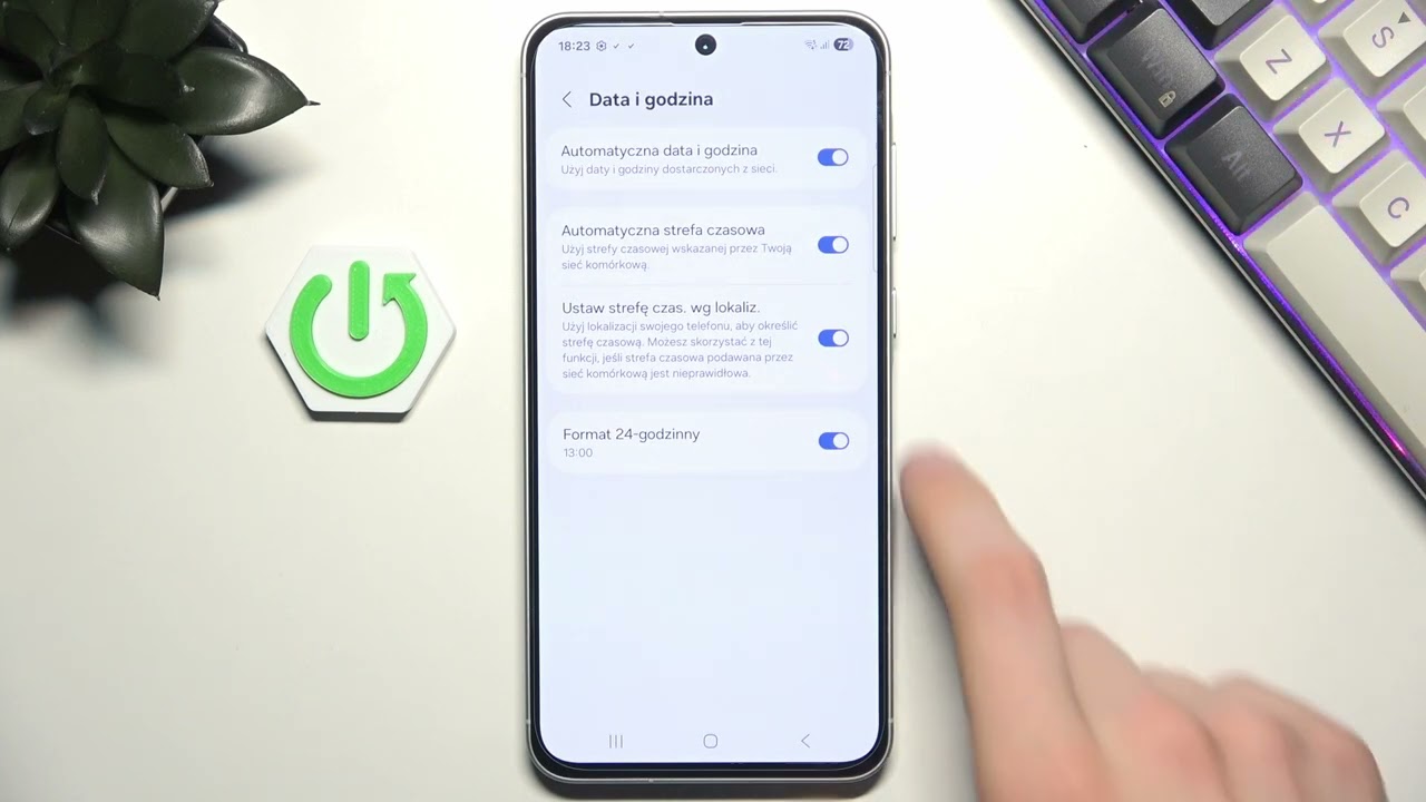 Samsung Galaxy A56 5G - Data i Czas | Konfiguracja Systemu