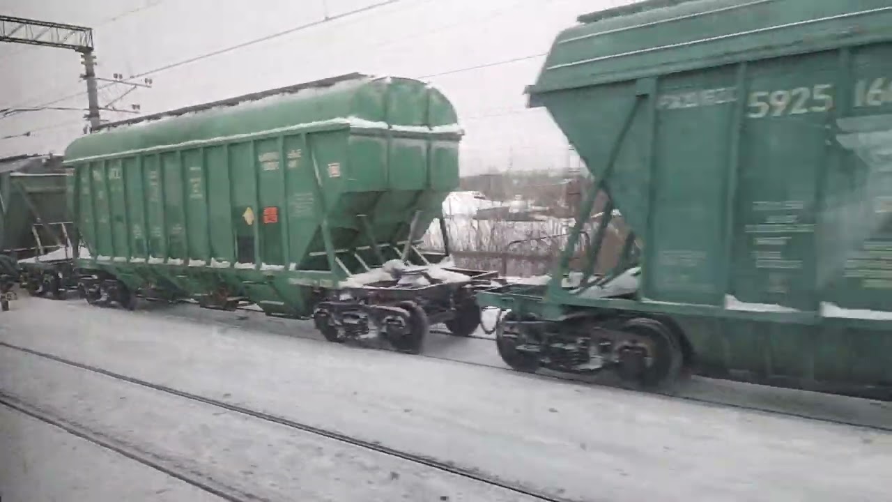 Пермский край, Кунгур из окна поезда