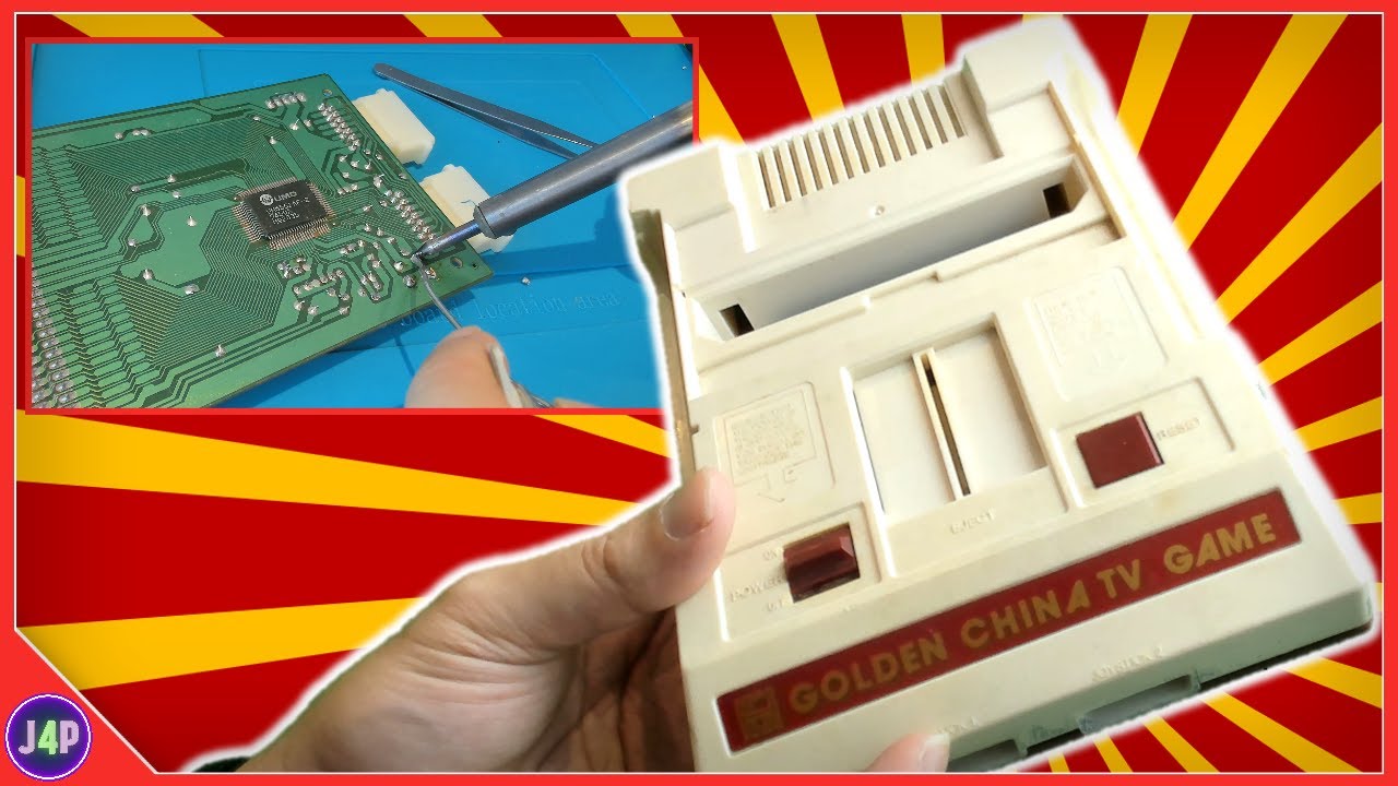 Broken Famicon Clone (Famiclone) Repair. Fixing A Famiclone With Many Faults & Grey Screen Of Death!