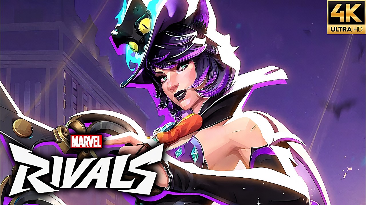 Marvel Rivals - Black Cat (Fatal Weaver Skin) Gameplay Showcase (4K 60FPS)