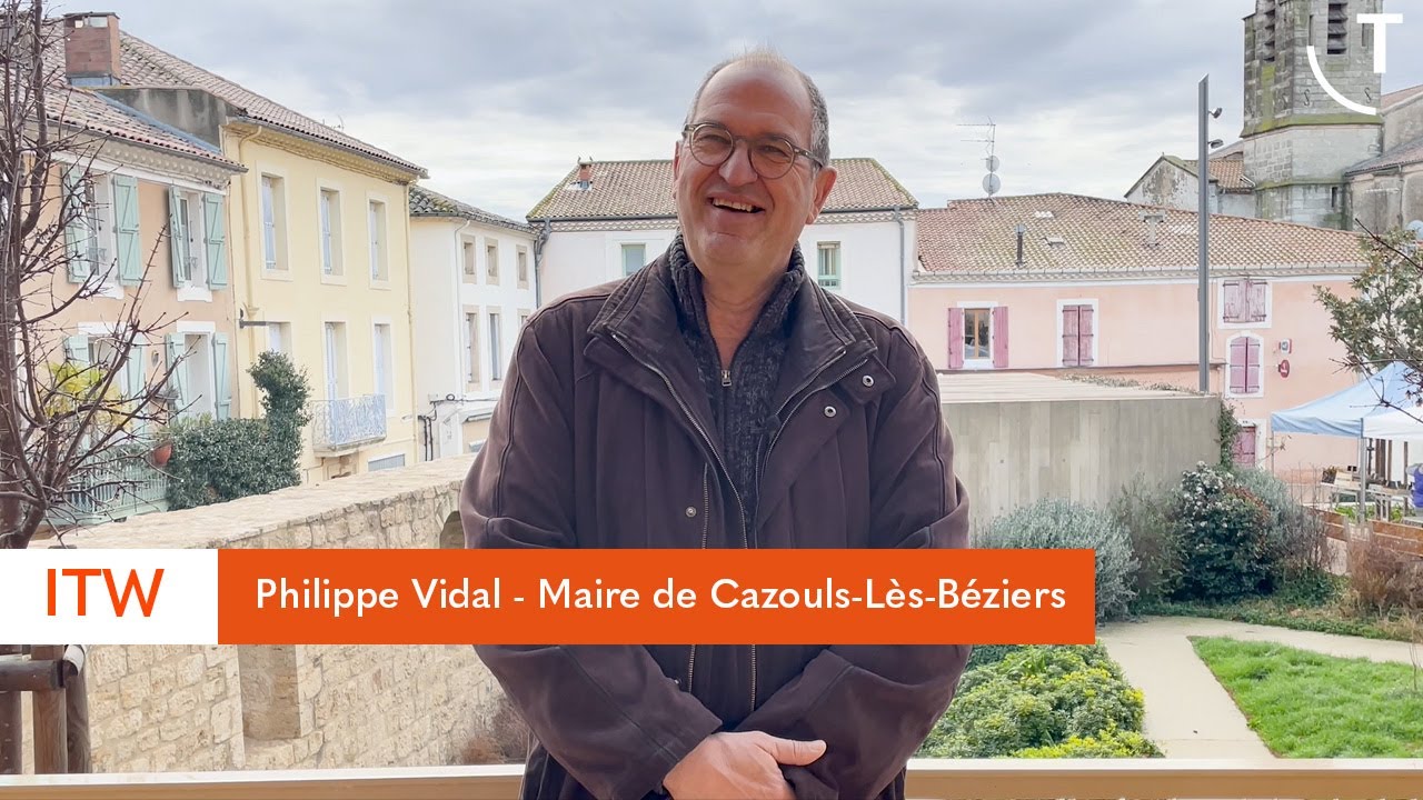 ITW M. Le Maire Philippe Vidal - Place des 140, Cazouls-Lès-Béziers