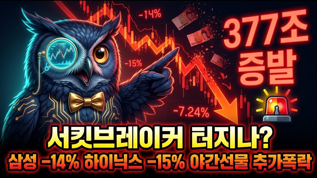 삼성전자  14% SK하이닉스  15% 폭락, 서킷브레이커 터지나 세 가지 시나리오