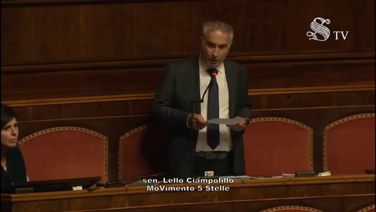 Lello Ciampolillo (M5S) - Intervento in aula Senato (25.09.19)
