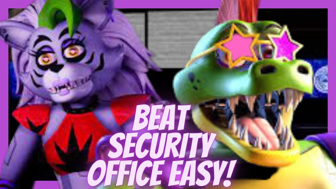 How to Beat Prize Counter Security Office Easy FNaF Security Breach (No Commentary) [PATCHED]
