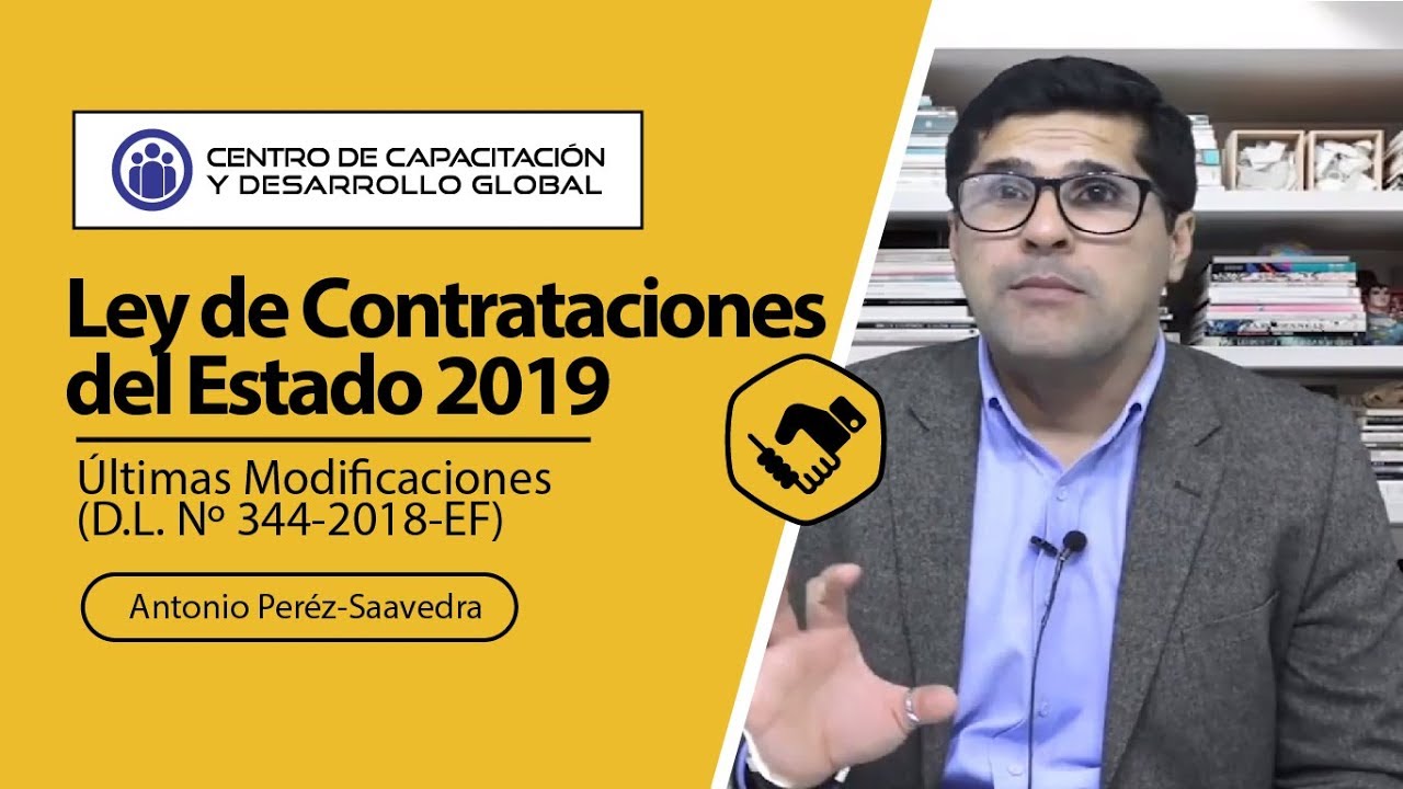 Nueva Ley de Contrataciones del Estado 2019
