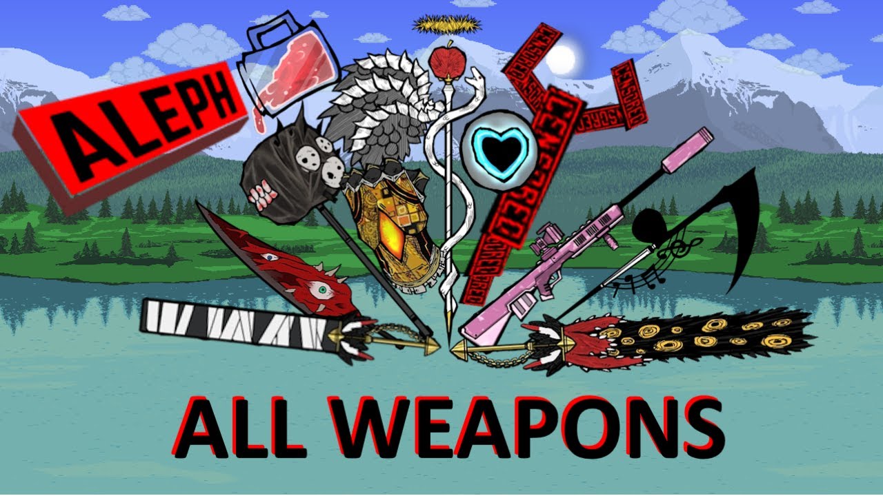 All ALEPH Weapons In Lobotomy Corporation Terraria Mod