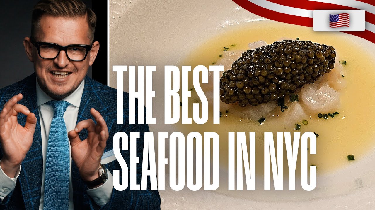 В легендарном ресторане морепродуктов Нью-Йорка Le Bernardin (3 звезды Мишлен)