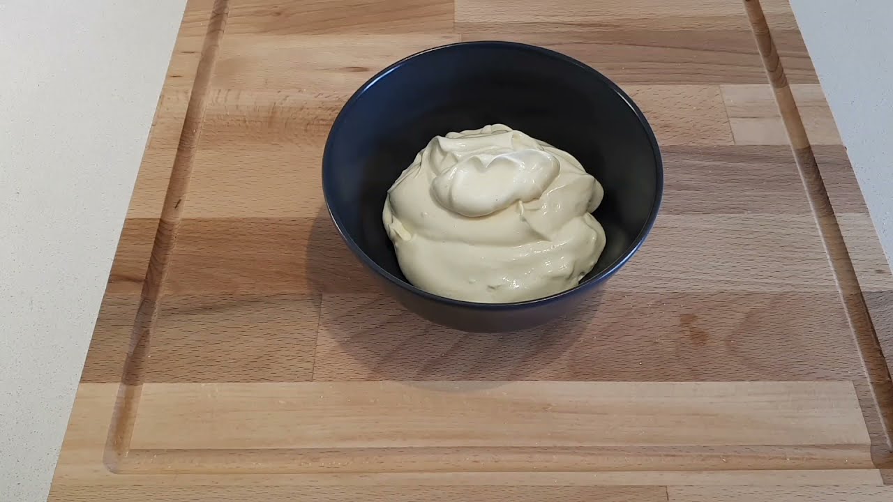 Maionese fatta in casa in 3 minuti
