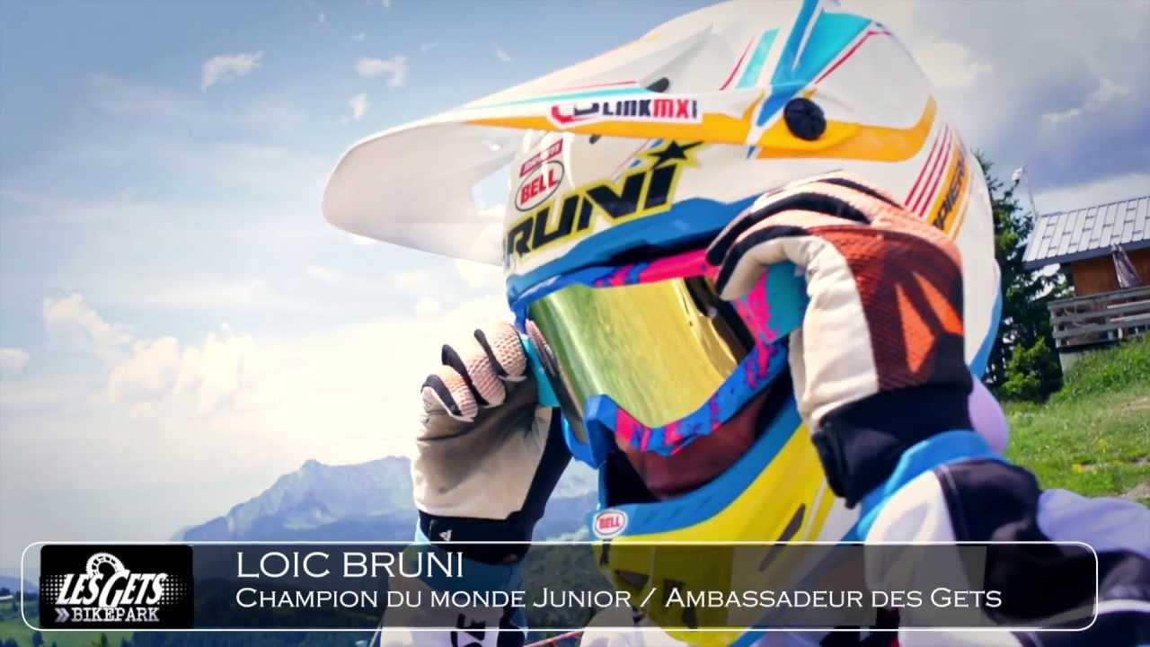 Loic Bruni, Champion du Monde Junior de VTT descente - Les Gets