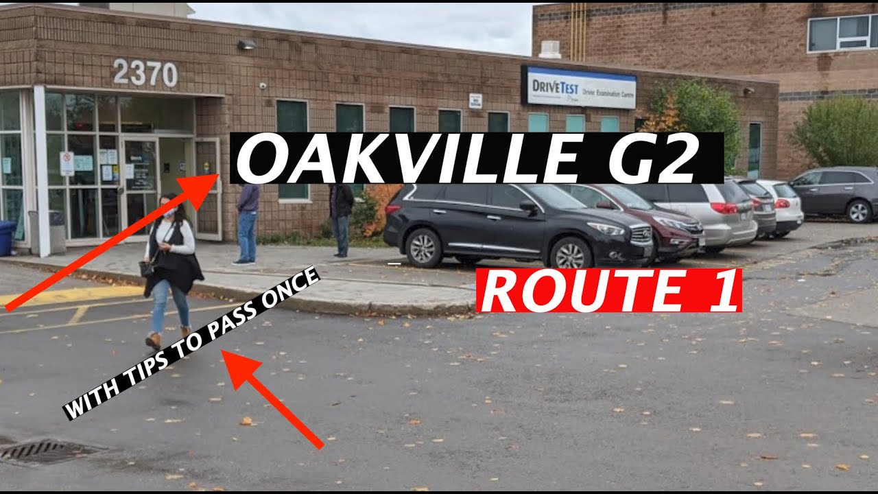 Oakville G2 Route One | With On-Screen Tips | Pass Your Test at First Attempt #OakvilleG2Route1