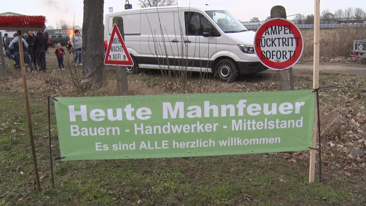PUNKTum Proteste von Bauern und Handwerkern in Mansfeld-Südharz