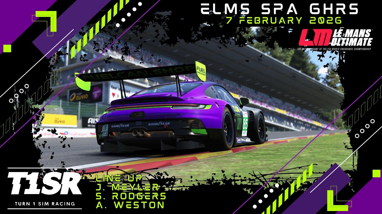 LMU - T1SR ELMS Driver Swap - Round 1 Spa - Porsche (LMGT3)