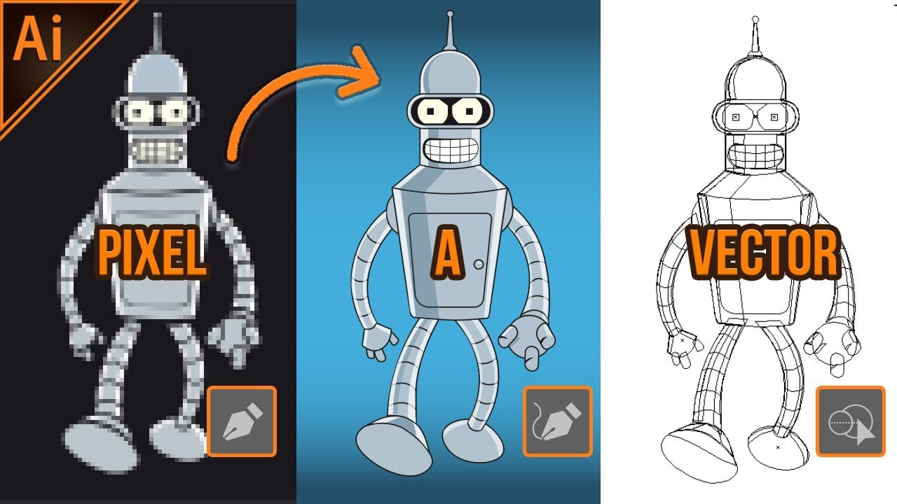 COMO VECTORIZAR UNA IMAGEN en ILLUSTRATOR CC / (Mouse)