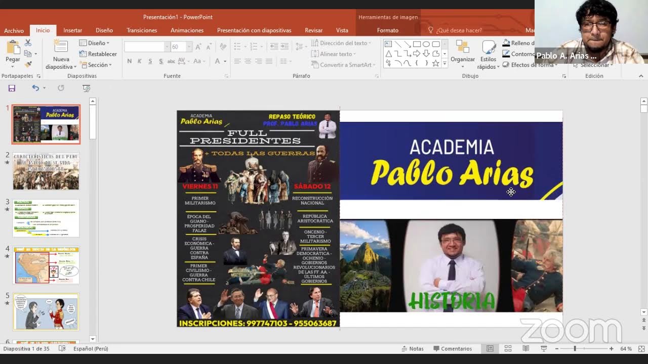 REPASO TEÓRICO HIST. DEL PERÚ - FULL PRESIDENTES