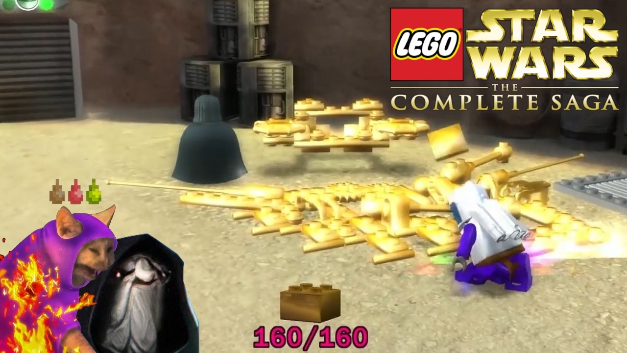 The final minikit, the final gold brick . Lego Star Wars The Complete Saga (21)