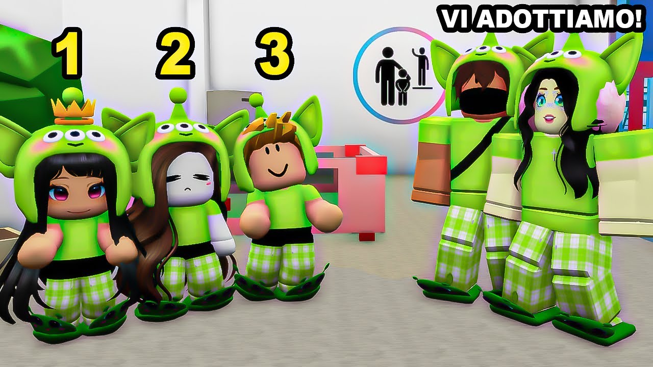 COPIAMO GLI OUTFIT DELLE COPPIE DA TRE GEMELLI PLUSHIE SU BROOKHAVEN ROBLOX!