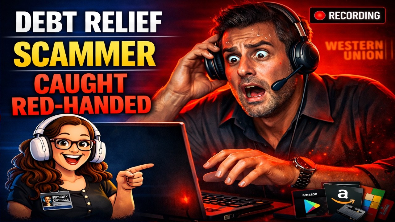 Debt Relief Scammer Gets Caught Red-Handed