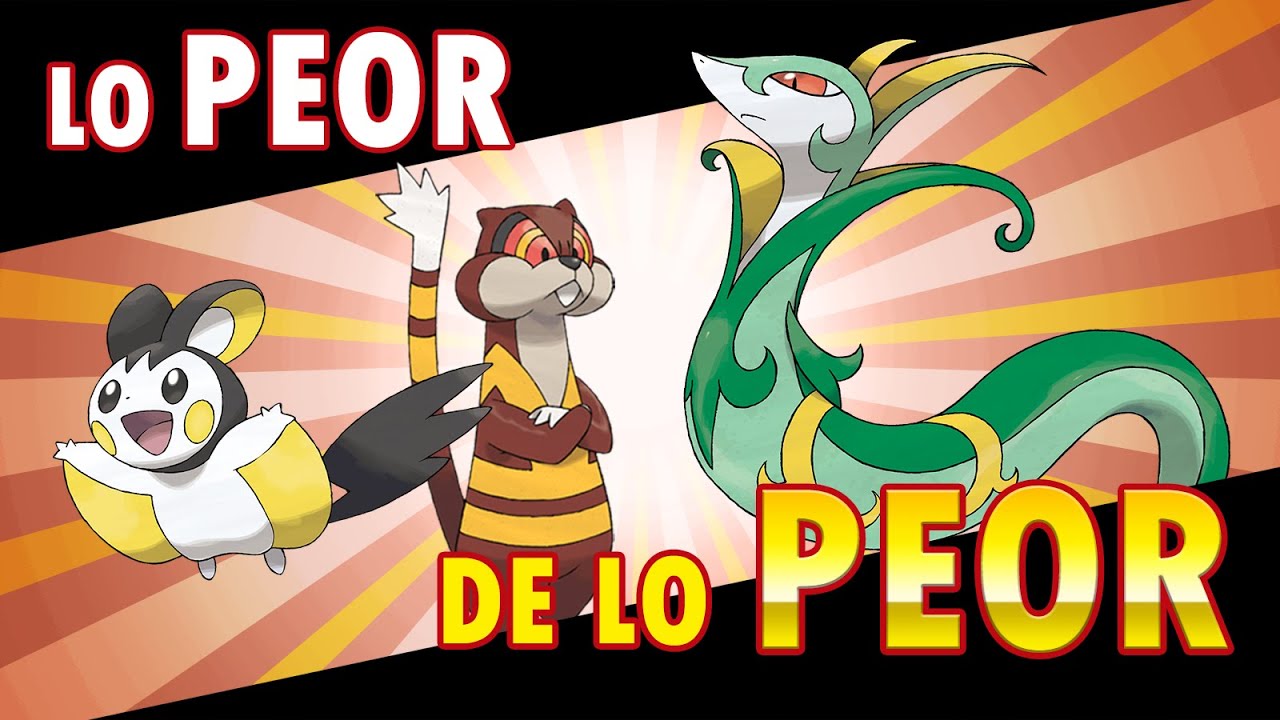 TOP 6 PEORES POK&Eacute;MON PARA LA AVENTURA EN UNOVA