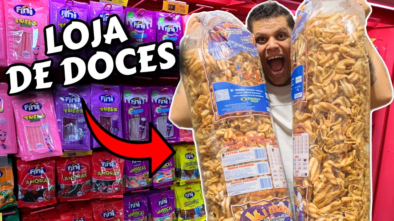 MAIOR loja de DOCES | Tour | Doces da nossa Infância | LOJA de DOCES Atacado | DOCES BARATOS