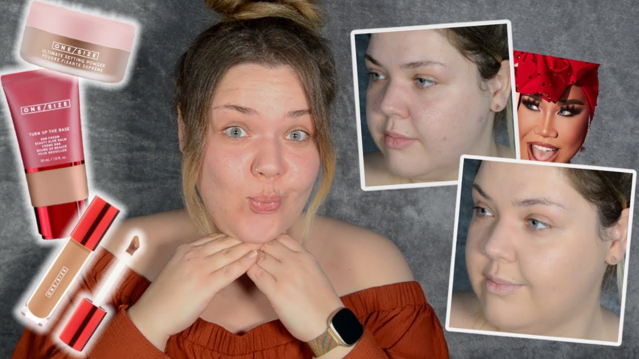 ONE SIZE TURN UP THE BASE COMPLEXION PRODUCTS - FOUNDATION, CONCEALER & POWDER tested on oily skin