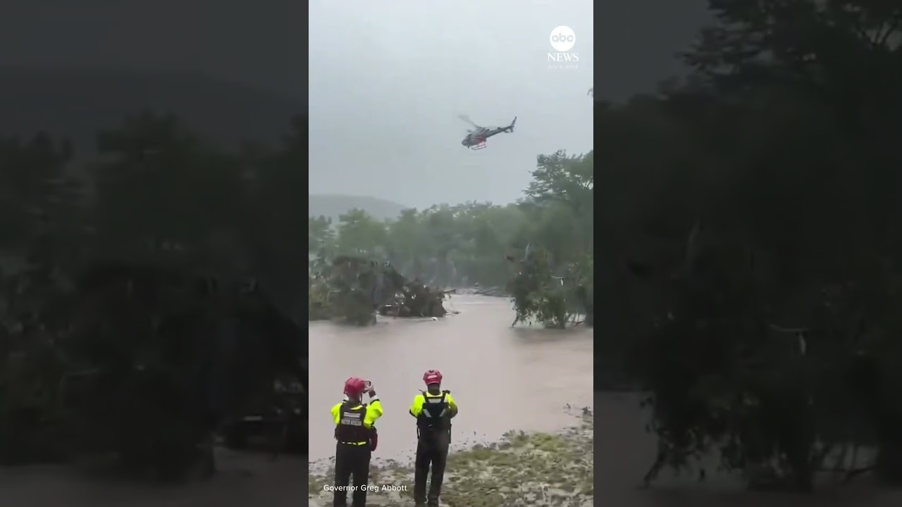 Rescue helicopters save stranded victims as &lsquo;catastrophic flooding&rsquo; hits Texas