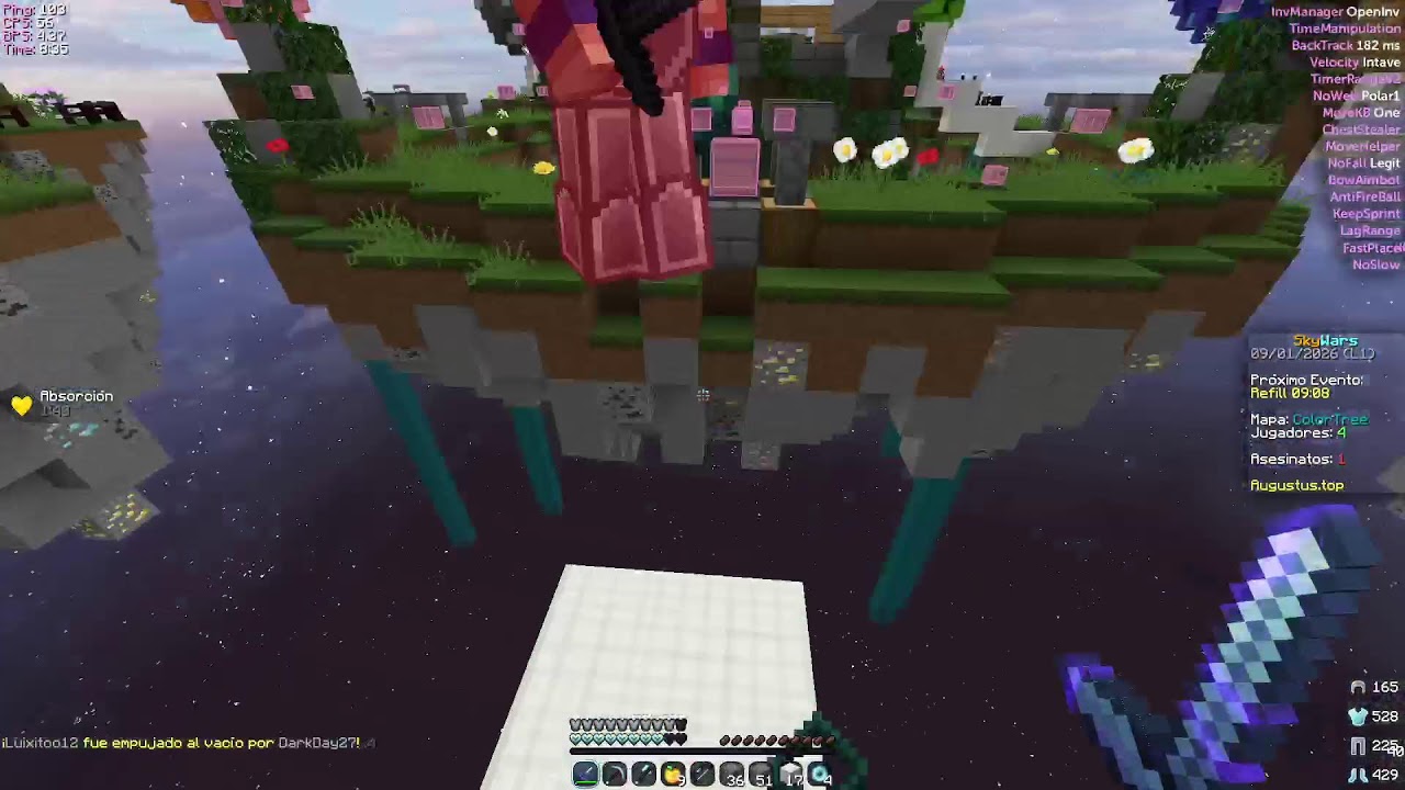 Cheating in Universocraft with Augustus