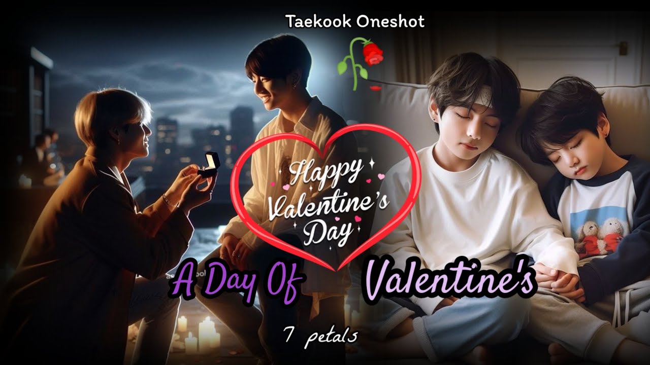 Valentine Spl....[Taekook Oneshot] `A Day Of Valentine's` {Top-Tae}