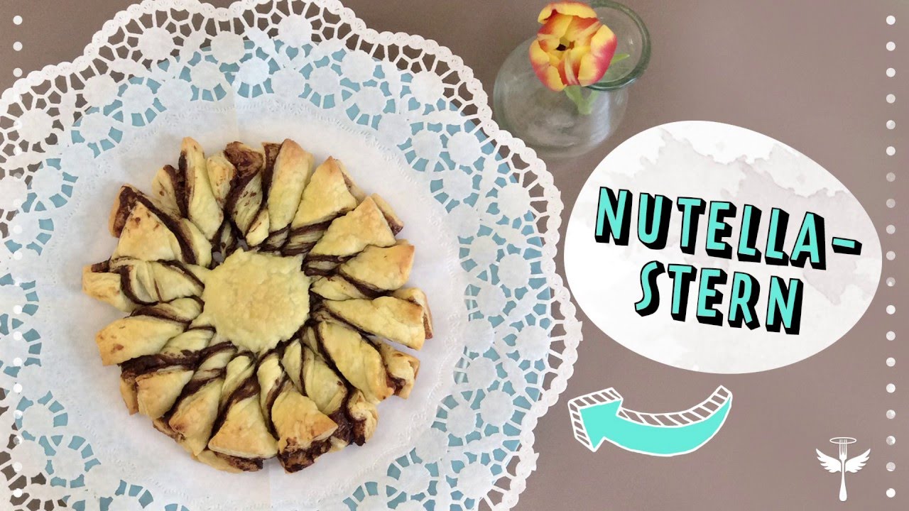 Nutellastern backen