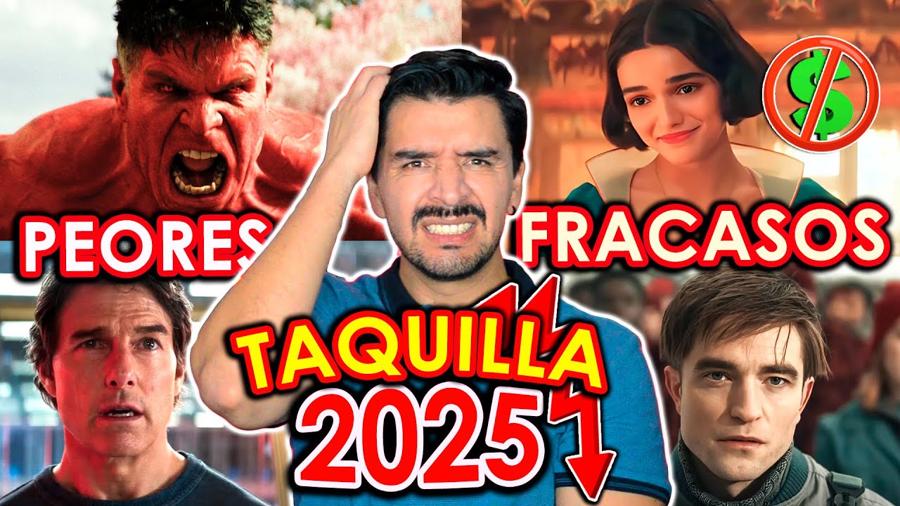 Los 15 PEORES FRACASOS EN TAQUILLA del 2025 | PELICULAS MENOS VISTAS | Edu Rocha Wow Qué Pasa