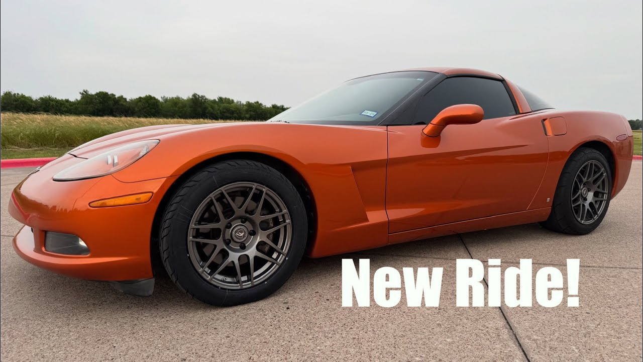 New Street/Strip Ride: 2008 Atomic Orange C6 Corvette.