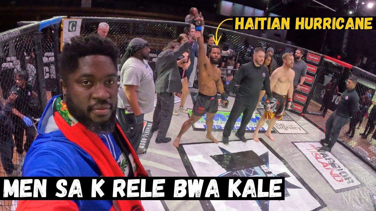 MMA Boxè Haitian Hurricane montre blan kisa ki bwa kalé 🇭🇹
