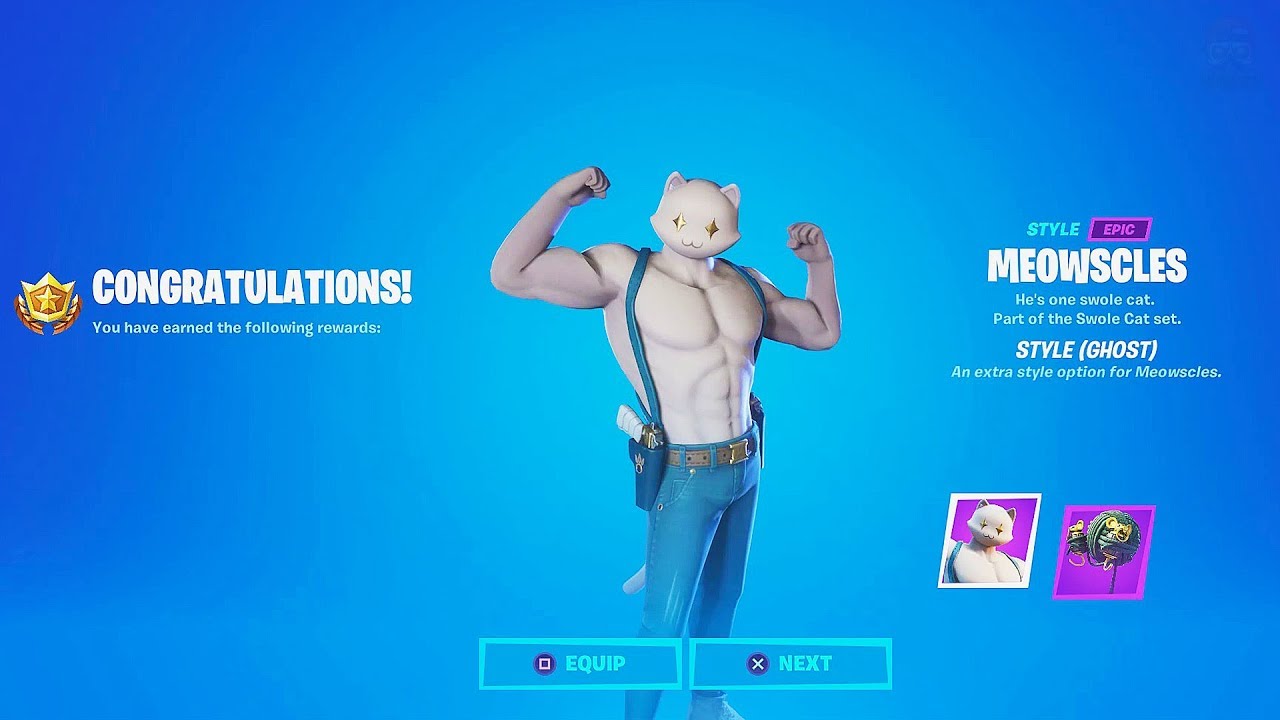 How to Unlock SHADOW or GHOST MEOWSCLES in Fortnite Chapter 2 Season 2