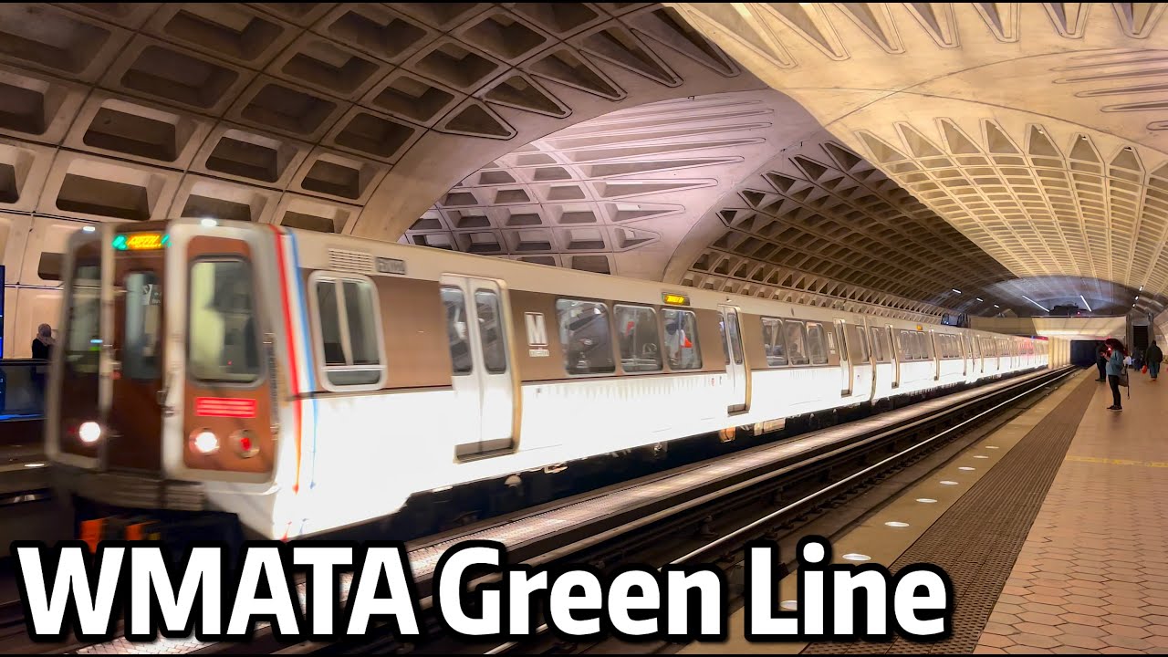 ⁴ᴷ⁶⁰ Washington Metro Green Line Action