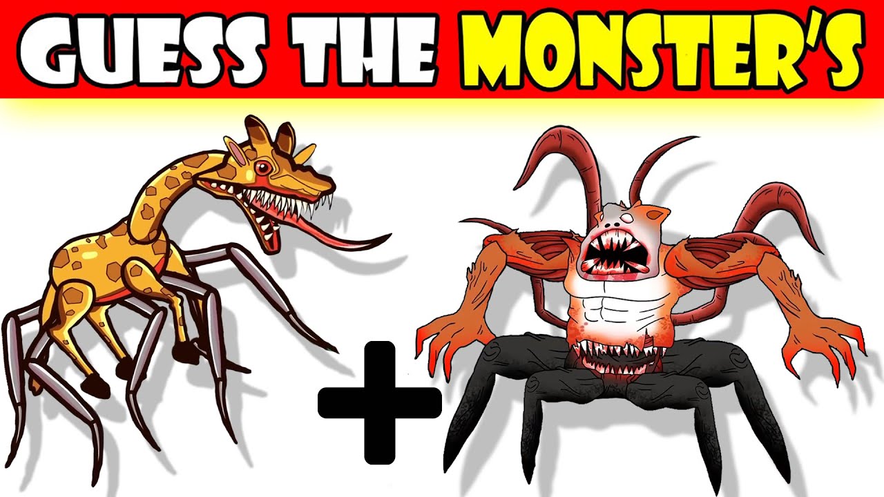 😵Guess the MONSTER by EMOJI and VOICE in Zoochosis Horror Game | Spider Giraffe🦒 Gorilla🦍