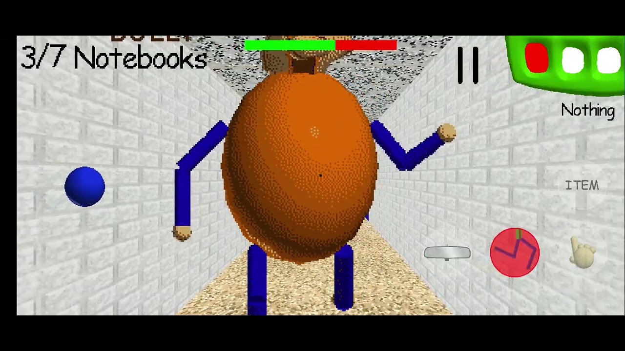 Playing baldis basics (first video)!