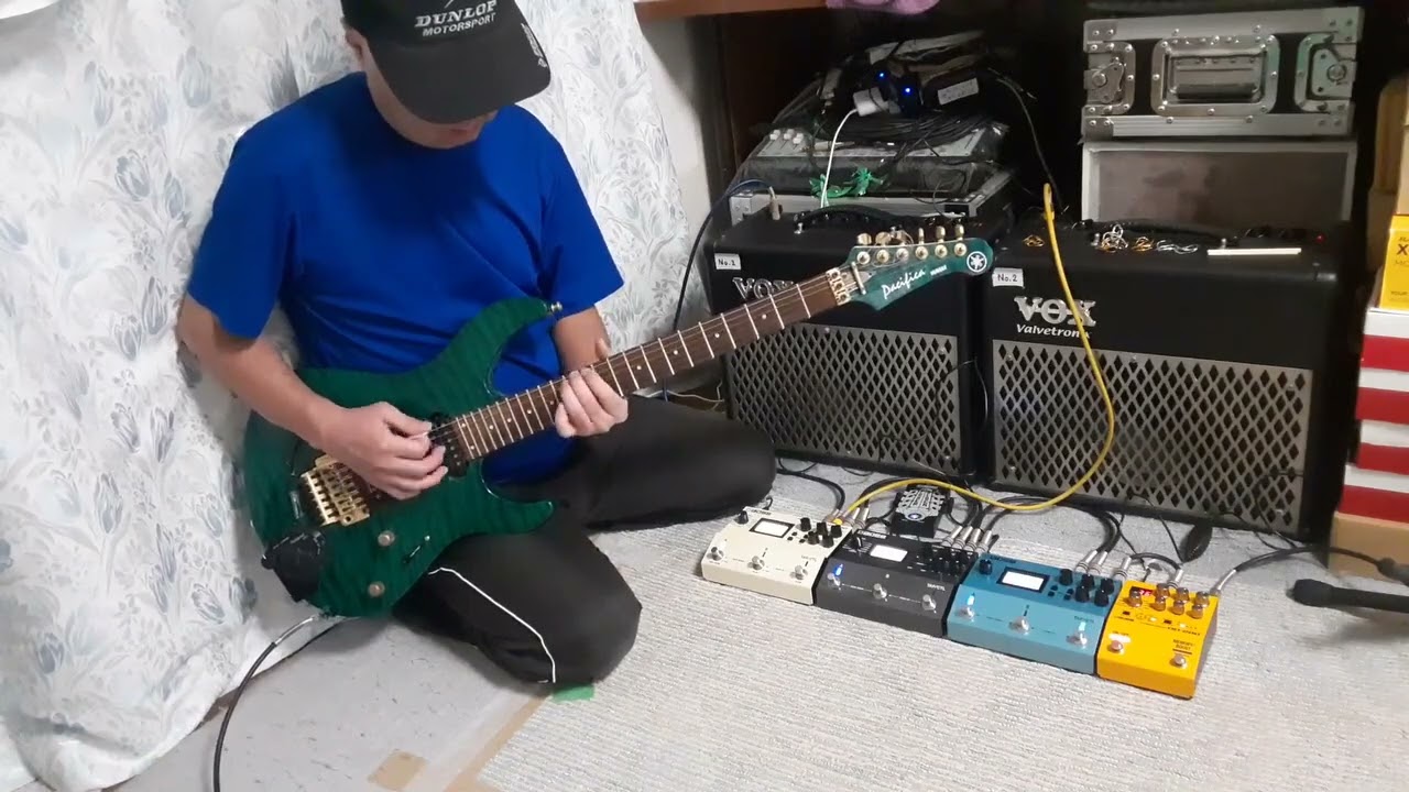 BOSS OD-200＆BOSS MD-500＆BOSS RV-500 ＆BOSS DD-500／VOX AD-15VT × 2 Stereo 🎸