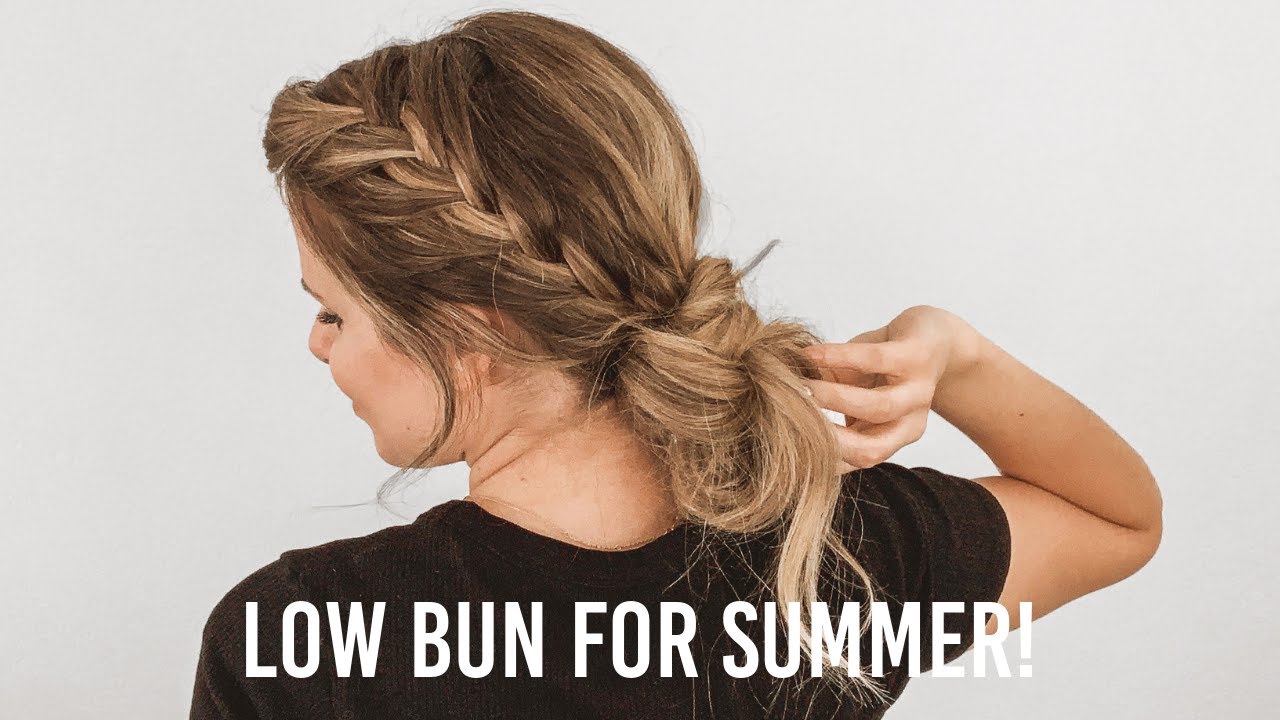 Low Bun for SUMMER! || Hazel Darling