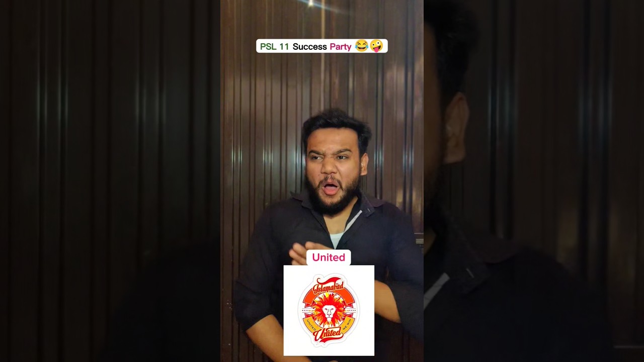 PSL 11 Success Party 😂🤪 #shorts #comedy #ytshorts #funny #fun #viral