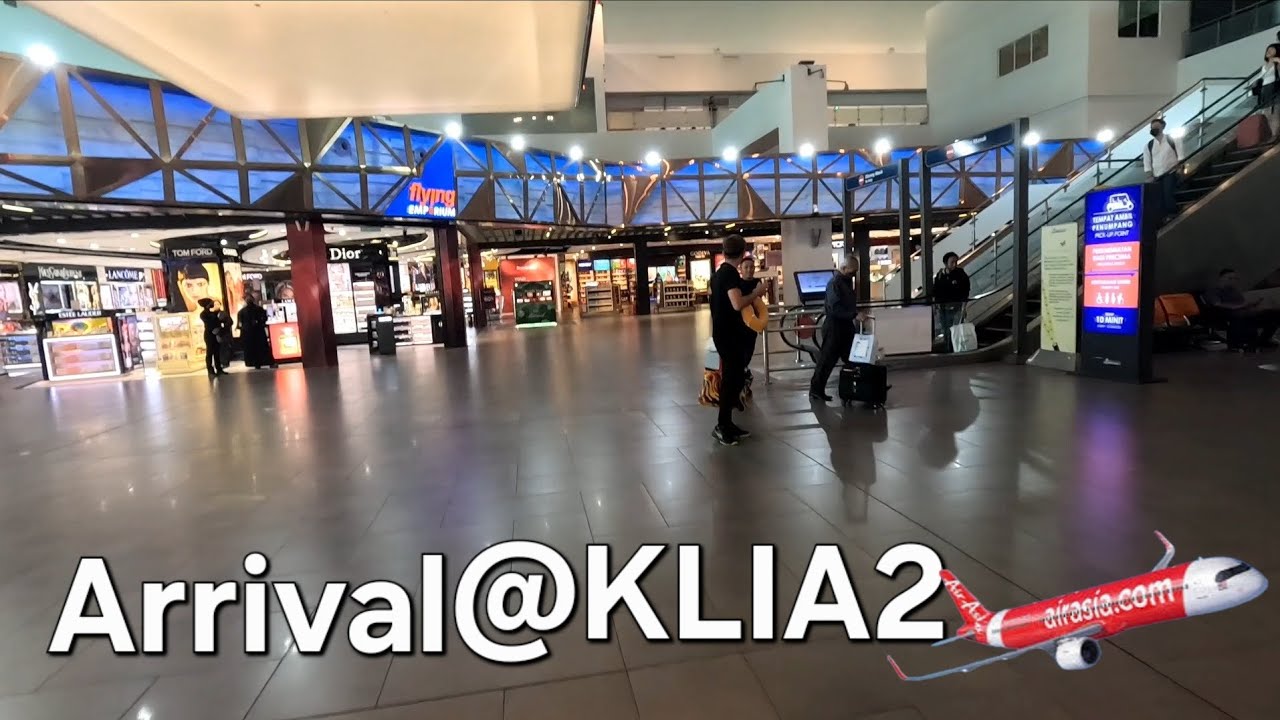 Kuala Lumpur International Airport 2 (KLIA2) arrival pendaratan🛬Walking tour at KLIA2🌼