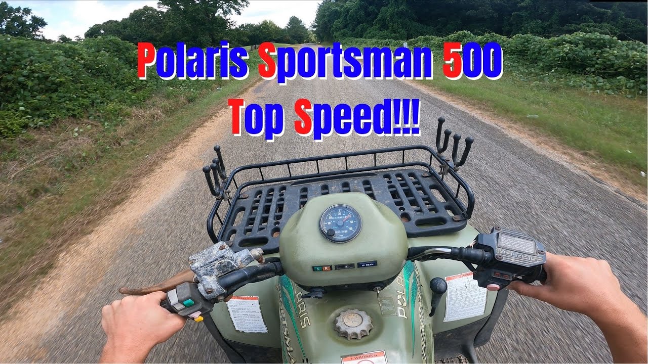 Polaris Sportsman 500 Максимальная скорость!!!